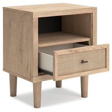 Load image into Gallery viewer, Cielden Queen Upholstered Bed with Roll Slats, Dresser, Mirror and Nightstand
