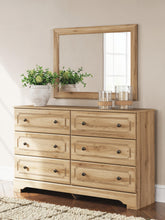 Load image into Gallery viewer, Aleaport Queen Panel Bed with Mirrored Dresser

