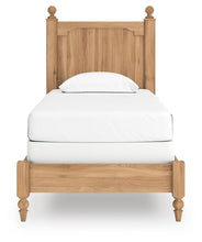 Load image into Gallery viewer, Aleaport Twin Panel Bed with Mirrored Dresser and Nightstand
