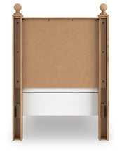 Load image into Gallery viewer, Aleaport Twin Panel Bed with Mirrored Dresser and Nightstand
