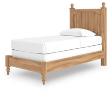 Load image into Gallery viewer, Aleaport Twin Panel Bed with Mirrored Dresser and Nightstand
