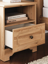 Load image into Gallery viewer, Aleaport Twin Panel Bed with Mirrored Dresser and Nightstand
