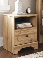 Load image into Gallery viewer, Aleaport Twin Panel Bed with Mirrored Dresser and Nightstand
