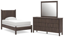 Load image into Gallery viewer, Pamytta Twin Panel Bed, Dresser and Mirror
