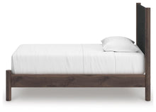 Load image into Gallery viewer, Pamytta Twin Upholstered Panel Platform Bed, Dresser and Mirror

