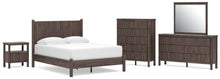 Load image into Gallery viewer, Pamytta Queen Panel Platform Bed, Dresser, Mirror, Chest and Nightstand
