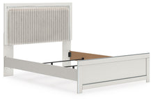 Load image into Gallery viewer, Zuraleus Queen Upholstered Panel Bed, Dresser, Mirror and Nightstand
