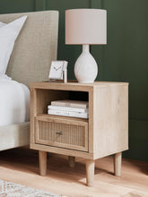 Load image into Gallery viewer, Cielden Full Upholstered Bed with Roll Slats, Dresser, Mirror and Nightstand
