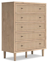 Load image into Gallery viewer, Cielden King Upholstered Bed with Roll Slats, Dresser, Mirror, Chest and Nightstand

