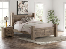 Load image into Gallery viewer, Rusticott King Poster Bed, Dresser, Mirror and Nightstand
