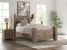 Load image into Gallery viewer, Rusticott Queen Poster Bed with Mirrored Dresser
