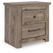 Load image into Gallery viewer, Rusticott King Panel Bed with Mirrored Dresser and Nightstand
