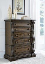 Load image into Gallery viewer, Maylee California King Canopy Bed, Dresser, Mirror, Chest and Nightstand
