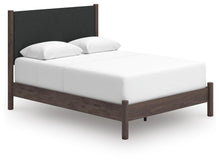 Load image into Gallery viewer, Pamytta Queen Upholstered Panel Bed, Dresser and Mirror
