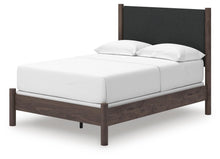 Load image into Gallery viewer, Pamytta Full Upholstered Panel Bed, Dresser, Mirror and Nightstand
