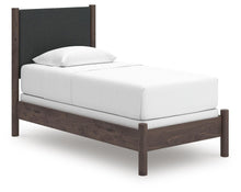 Load image into Gallery viewer, Pamytta Twin Upholstered Panel Bed, Dresser, Mirror, Chest and Nightstand
