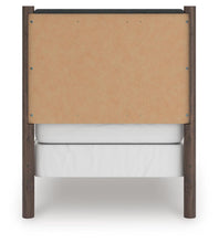 Load image into Gallery viewer, Pamytta Twin Upholstered Panel Bed, Dresser and Mirror
