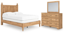 Load image into Gallery viewer, Aleaport Full Panel Bed with Mirrored Dresser
