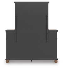 Load image into Gallery viewer, Rowlenstown King Poster Bed with Mirrored Dresser and Nightstand

