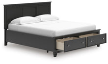 Load image into Gallery viewer, Lanolee California King Panel Storage Bed, Dresser and Mirror
