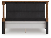 Load image into Gallery viewer, Rowlenstown King Poster Bed with Mirrored Dresser
