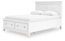 Load image into Gallery viewer, Fortman Queen Panel Storage Bed with Mirrored Dresser
