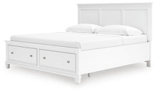 Load image into Gallery viewer, Fortman King Panel Storage Bed with Mirrored Dresser
