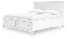 Load image into Gallery viewer, Fortman California King Panel Storage Bed, Dresser, Mirror and Nightstand
