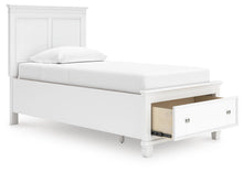 Load image into Gallery viewer, Fortman Twin Panel Storage Bed, Dresser, Mirror and Nightstand
