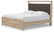 Load image into Gallery viewer, Kinlanni King Upholstered Panel Bed, Dresser, Mirror and Nightstand
