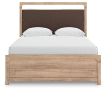Load image into Gallery viewer, Kinlanni Queen Upholstered Platform Bed, Dresser, Mirror and Nightstand
