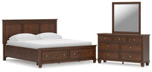 Load image into Gallery viewer, Danabrin California King Panel Storage Bed, Dresser and Mirror

