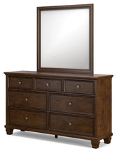 Load image into Gallery viewer, Danabrin Twin Panel Storage Bed, Dresser and Mirror
