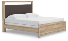 Load image into Gallery viewer, Kinlanni King Upholstered Panel Bed, Dresser and Mirror
