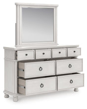 Load image into Gallery viewer, Rowlenstown California King Poster Bed, Dresser, Mirror and Nightstand
