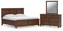 Load image into Gallery viewer, Danabrin King Panel Storage Bed, Dresser and Mirror
