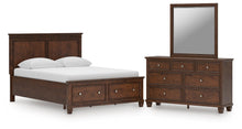 Load image into Gallery viewer, Danabrin Queen Panel Storage Bed, Dresser and Mirror
