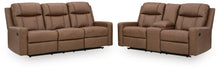 Load image into Gallery viewer, Mackmenville Reclining Sofa and Reclining Loveseat with Console
