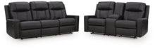 Load image into Gallery viewer, Mackmenville Reclining Sofa and Reclining Loveseat with Console
