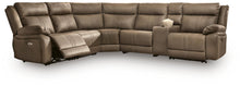 Load image into Gallery viewer, Max-Momentum 6-Piece Power Reclining Sectional with Audio Console
