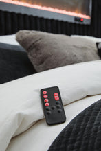 Load image into Gallery viewer, Tayleena Queen Upholstered Bed with Fireplace and Wireless Audio
