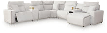 Load image into Gallery viewer, Modmax II 7-Piece Power Reclining Sectional with Chaise and Audio Console
