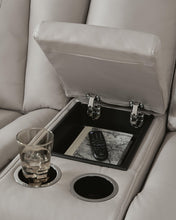 Load image into Gallery viewer, Elevate Edges Glider REC Loveseat w/Console
