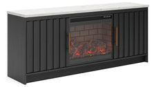 Load image into Gallery viewer, Cadmori 63" TV Stand with Electric Fireplace
