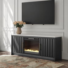 Load image into Gallery viewer, Cadmori 63" TV Stand with Electric Fireplace
