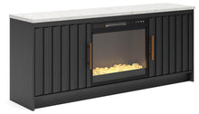 Load image into Gallery viewer, Cadmori 63" TV Stand with Electric Fireplace

