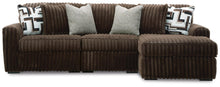 Load image into Gallery viewer, Midnight-Madness 3-Piece Sectional with Chaise
