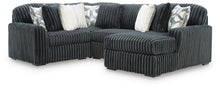Load image into Gallery viewer, Midnight-Madness 4-Piece Sectional with Chaise
