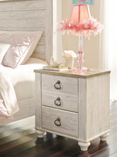 Load image into Gallery viewer, Willowton Two Drawer Night Stand
