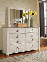 Load image into Gallery viewer, Willowton Dresser and Mirror
